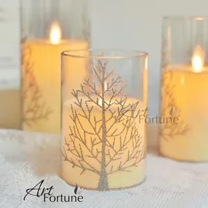 Plastic Flameless LED Candles Decoration Wedding Party Festival 3D Real Flame LED Tealight Candles - Qingdao Art Fortune Imp/Exp Co., Ltd. - China