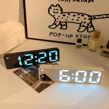 Custom Digital Alarm Clock LED Wireless Music Speaker Wake up Night Light Smart Alarms Clocks - Xiamen Starlights Trading Co., Ltd. - China