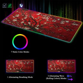 Factory Wholesale Cool RGB Light up Large Rectangle Mouse Pads - Dongguan Jiuzilong Industrial Co., Ltd. - China
