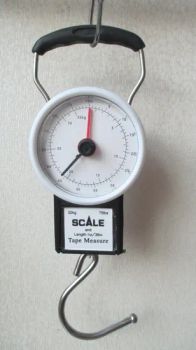 Weighing Hook Scales Manual Spring Balance 32kg Trademark NOPS Tape Measure 1m Origin Yongkang Model NO. BT-203 HS Code - Yongkang Zhengya Weighing Apparatus Factory - China