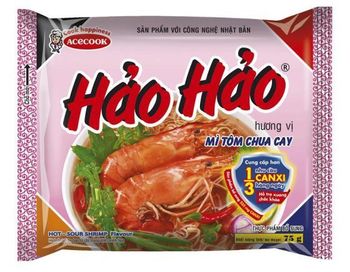 Hao Hao Spicy and Sour Shrimp Noodle - DAVICO VINA COMPANY LIMITED - Vietnam