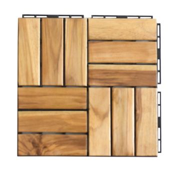 Best Selling Brandnew Interlocking Teak Wood Decking Tiles from Viet Nam - Hue Minh Joint Stock Company - Vietnam