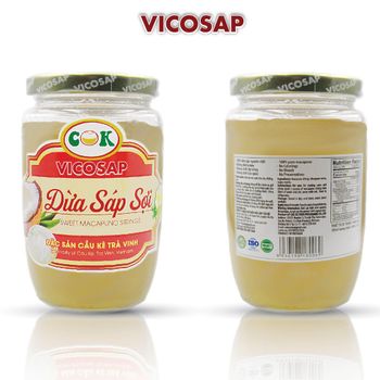 Vicosap Coconut Wax Fiber 220ml/400ml Best Price From Vietnam Manufacture - CAU KE MACAPUNO PROCESSING CO.,LTD - Vietnam