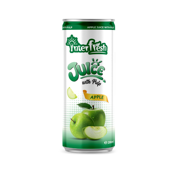 200ml Interfresh Apple Juice with pulp Shelf Life 24 Month Packaging Aluminum Can Place of Origin Viet Nam Storage Type Keep Dry In - INTERFRESH FOOD AND BEVERAGE COMPANY LIMITED - Vietnam