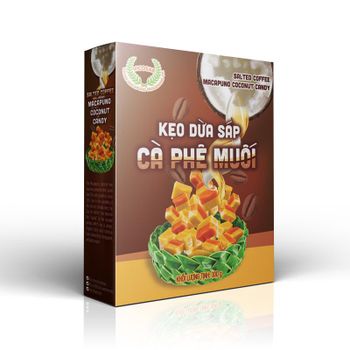Salted Coffee Wax Coconut Candy - CAU KE MACAPUNO PROCESSING CO.,LTD - Vietnam