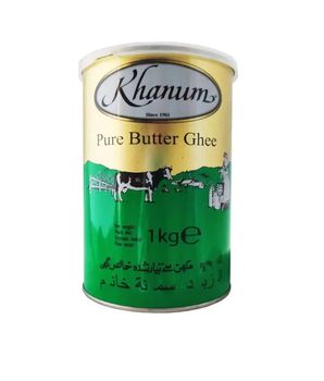 Khanum Pure Butter Ghee 500g, 1kg Grade A Form Ghee Place of Origin - BOLIDO NETHERLANDS B.V. - Netherlands