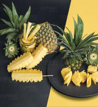 Frozen pineapple Origin Vietnam Sugar Content 5%, 10% Flavor Honey, Fragrant Quality 100% Pineapple Place of Origin Viet Nam - Psygon Group JSC - Vietnam