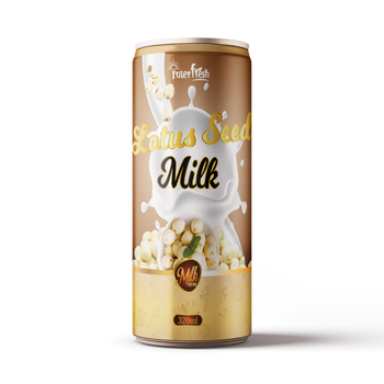 320ml Interfresh Lotus Seed Milk Shelf Life 24 Month Packaging Aluminum Can Place of Origin Viet Nam Storage Type Keep Dry In - INTERFRESH FOOD AND BEVERAGE COMPANY LIMITED - Vietnam