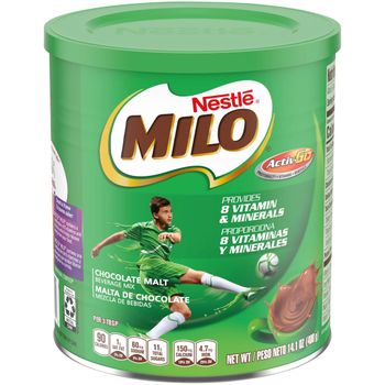Nestle MILO Activ-Go Chocolate Malt Powder Drink Mix 400g Form Powder Weight (kg) 0.4 Shelf Life 18 months Flavor Chocolate Flavored - BOLIDO NETHERLANDS B.V. - Netherlands