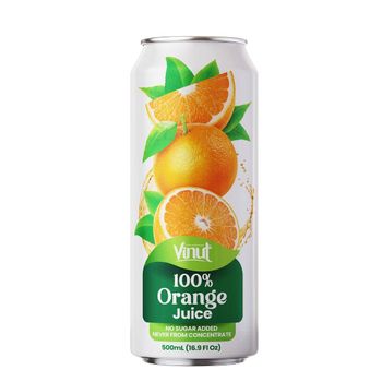 16.57 fl oz Vinut Orange Juice (no sugar added) Shelf Life 24 months Place of Origin Vietnam Certification BRC  ,  FDA  ,  FSSC22000  ,  GMP  ,  HACCP  ,  - Nam Viet F&B - Vietnam