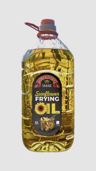 Frying sunflower oil 5 L. bottle (alternative to palm frying oil and high oleic frying oil) - VIRA BUDVA DOO - Ukraine