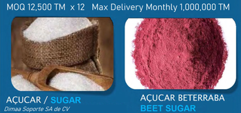 Sugar & Beet Sugar  Supply Consistency High Sugar Type Refined Sugar Application Food Production, Beverages Beet Sugar Type Sugar Derived From Sugar - Dimaa Soporte SA de CV - Mexico