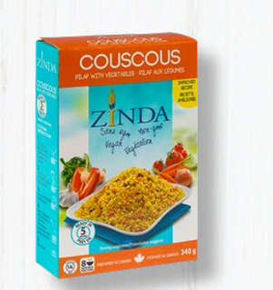 Pilaf with Vegetables Couscous 340 g - Zinda Products - Canada