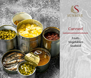 Canned Shipment Container Size 20 Feet And 40 Feet Logistics Service Organize Logistics To Any Port Inspection Option - Sunrise Ins Vietnam - Vietnam
