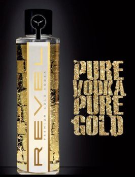 REVEL GOLD  Premium vodka Place of Origin made in Austria Feature Its mild taste and 23-carat gold leaf Processing Type Refined and filtered for 48 - Lebensquelle  - Austria