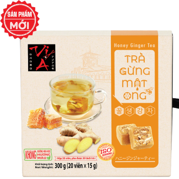Ginger Honey Tea Tablets Form Tablets Packaging Luxurious Pull-out Box Flavor Profile Warming Ginger With Light - Golden Farm Co.,ltd - Vietnam