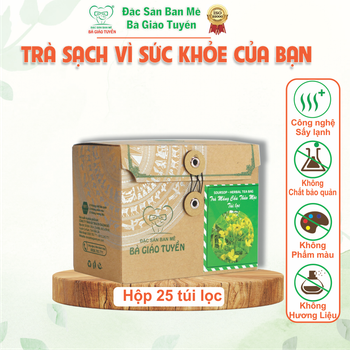 Bazan Đỏ Herbal Soursop Tea Bags (Box of 25): Refreshing and Antioxidant-Rich - Công Ty TNHH Sản Xuất Thương Mại Và Dịch Vụ Bazan Đỏ - Vietnam