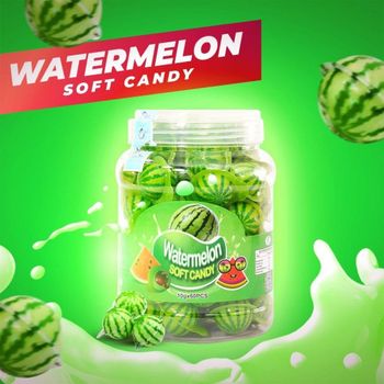 Fruit Gummy Candy with Watermelon Flavor Dai Long filling - Dai Long Import-Export Production Trading Joint Stock Company - Vietnam
