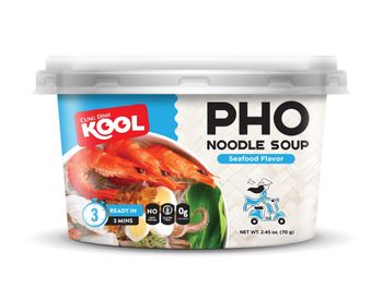 Pho Hanoi Rice instant noodles (beef, chicken, seafood, pork ribs flavors) - Asia Food Technology Joint Stock Company - Vietnam