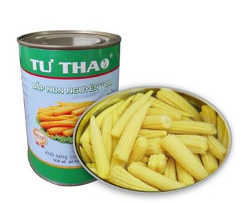 Canned whole baby corn/cut corn Type Corn Style canned Packaging catton Shelf Life 3 year Storage Type dry, cool Brand Name Tu Thao - Tu Thao Export Straw Mushroom Food Processing CO., LTD - Vietnam
