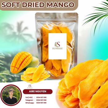 Soft dried mango from Sunrise Ins Soft dried mango - Sunrise Ins - Vietnam