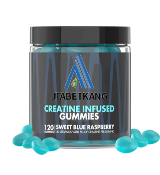 Creatine 120 gummies OEM ODM custom 100% natural ingredients sweet blue raspberry goodness muscle growth energy pre sport supplement from Jiabeikang (Guangzhou) Pharmaceutical Holdings Co., Ltd. Creatine 120 gummies OEM ODM custom 100% natural ingredients sweet blue raspberry goodness muscle growth energy pre sport supplement - Jiabeikang (Guangzhou) Pharmaceutical Holdings Co., Ltd. - China