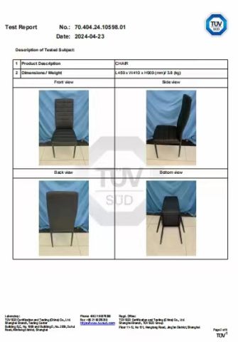 EN12520-test-report certificate of Elementz Furniture Langfang Co., Ltd. – certificate photo, supplier certificates section