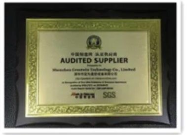 AUDITED SUPPLIER certificate of Guiti Technology Co., Limited – certificate photo, supplier certificates section