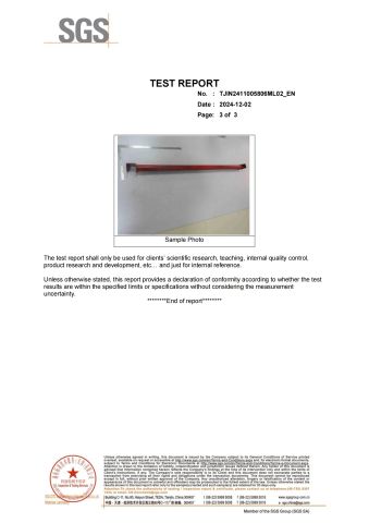 TEST REPORT certificate of Shandong Huayou Steel Co., Ltd. – certificate photo, supplier certificates section