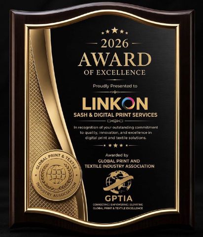 Global-Mark certificate from Linkon Sash and Digital Print Services