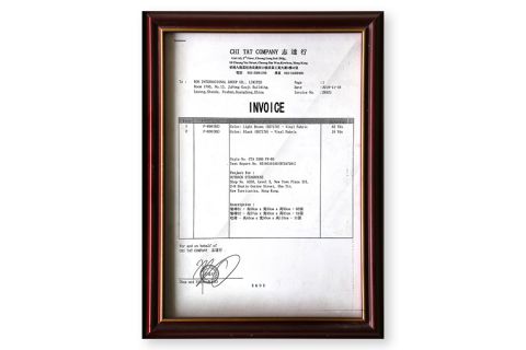 Quality certification certificate from Foshan Ron Hospitality Supplies Co., Ltd.