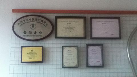 Prove certificate from Suzhou Litan Metal Co., Ltd.