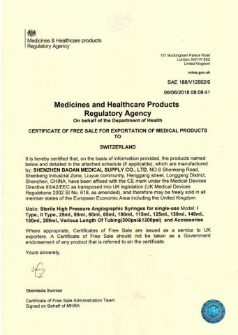 EU FSC certificate of Shenzhen Boon Medical Supply Co., Ltd. – certificate photo, supplier certificates section