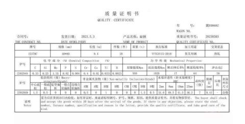 Quality certificate certificate of Hangzhou Vanguard Machinery Co., Ltd. – certificate photo, supplier certificates section