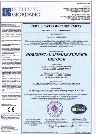 CE certificate from Jiangsu Zhihe Intelligent Equipment Co., Ltd.