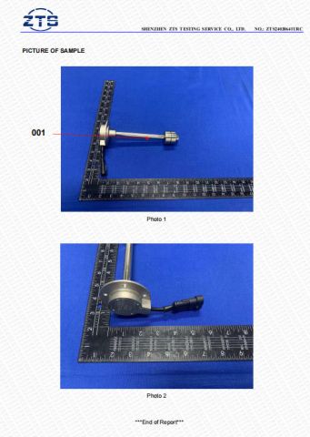 FDA Report certificate from Dongguan Fosselle Electronics Co., Ltd