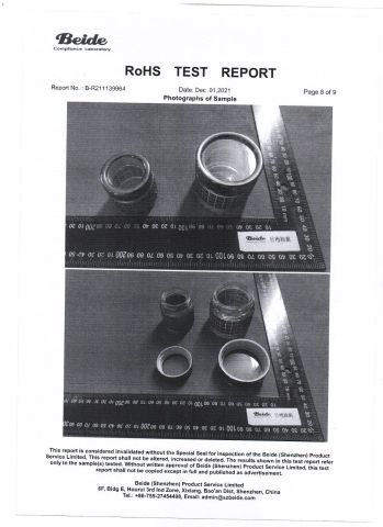 Glass bottle CE certification certificate from Shandong Oriferret Imp & Exp Co., Ltd.