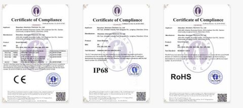 Certificates certificate of Changsha Ambet Electronic Technology Co., Ltd. – certificate photo, supplier certificates section