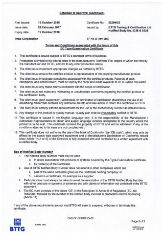 CE Certificate certificate from Changsha Suny Electronic Technology Limited