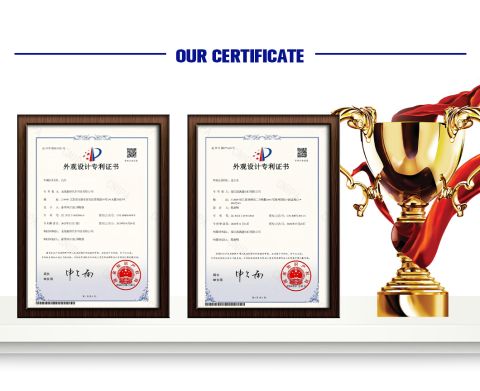 Design patent certificate certificate from Zhejiang Pukao New Energy Vehicle Co., Ltd