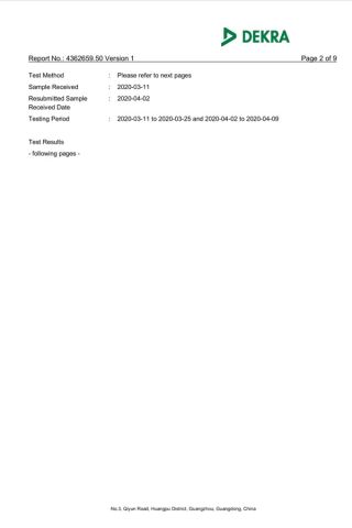Rubber wire RoHS certificate 3 certificate of Glow-Grow Lighting Co., Ltd. – certificate photo, supplier certificates section