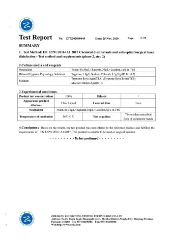 EN-12791 certificate from Shandong Lircon Medical Technology Co., Ltd.