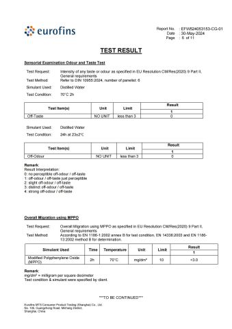 Certificates certificate from Zhejiang Drink Paper Products Co., Ltd.