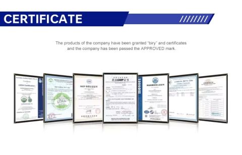 Certificate certificate from Qingdao Klyomo Chemical Company Limited