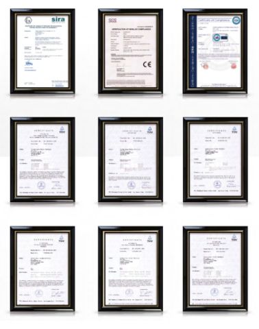 Powder Coating Equipment Certifications certificate from Yantai Lingyu Machinery Co., Ltd.