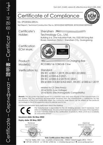 CE certificate from Shenzhen E-Zonda Energy Co., Ltd.