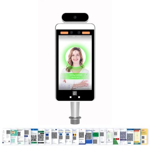 Android Face Recognition Access Control Kiosk with EU Digital Code and ...