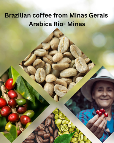 5lbs Minas Gerais Brazil Green Coffee - Specialty Grade Arabica Beans Unroasted