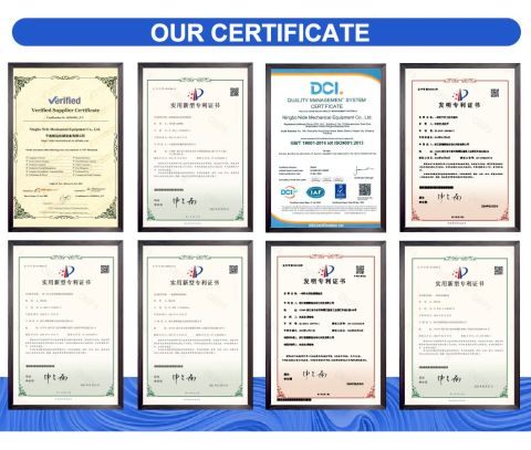 Certificates certificate of Ningbo Nide International Co., Ltd. – certificate photo, supplier certificates section