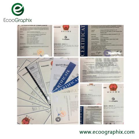 CE certificate certificate from Hangzhou Ecoographix Digital Technology Co., Ltd.
